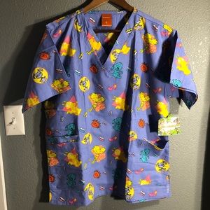 Nickelodeon Scrub Top